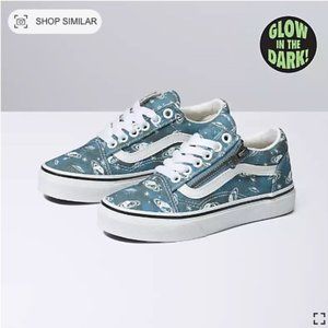 Vans Cosmic Glow Old Skool Zip Sneaker - Kids size 10.5